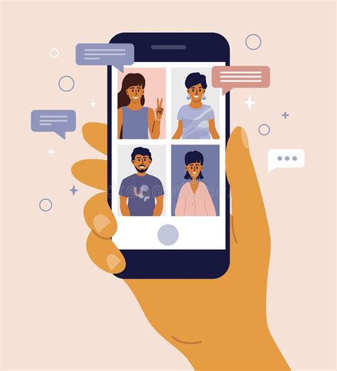 video chatting online.